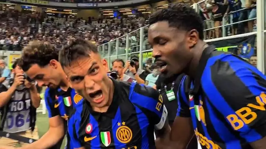 Lautaro desató la locura en el Giuseppe Meazza tras remontar al Napolés