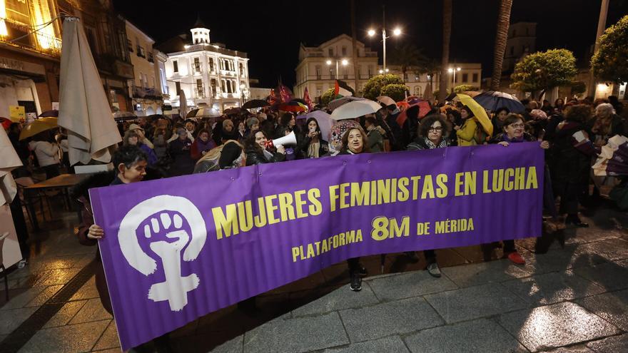 Mérida clama bajo la lluvia contra el patriarcado