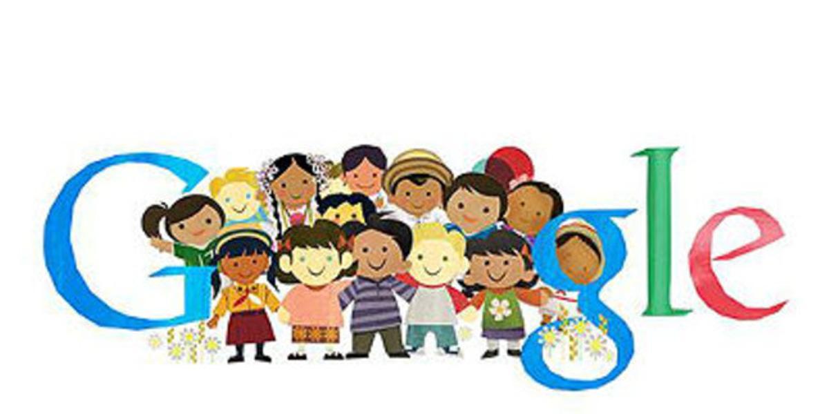 El ’doodle’ de Google dedicat a la infància. El ’doodle’ de Google dedicat a la infància.
