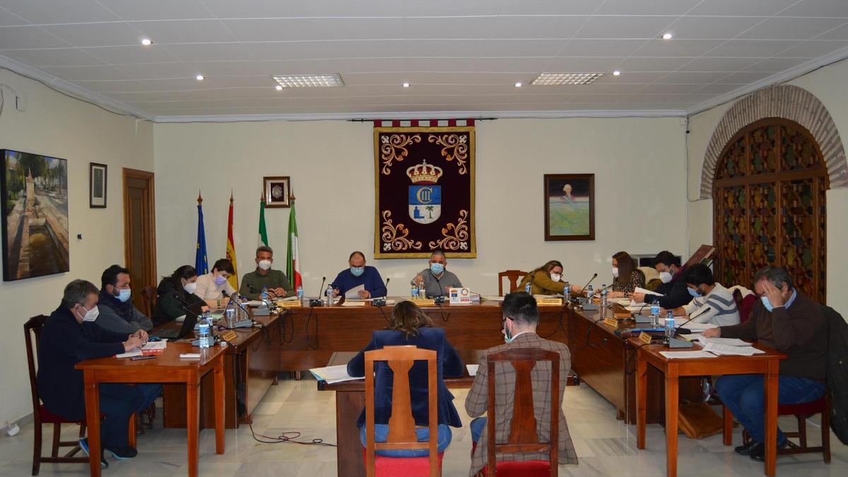 Pleno celebrado por la Corporación municipal de Fuente Palmera.