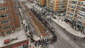 La pressió veïnal impedeix reprendre les obres al barri burgalès de Gamonal.