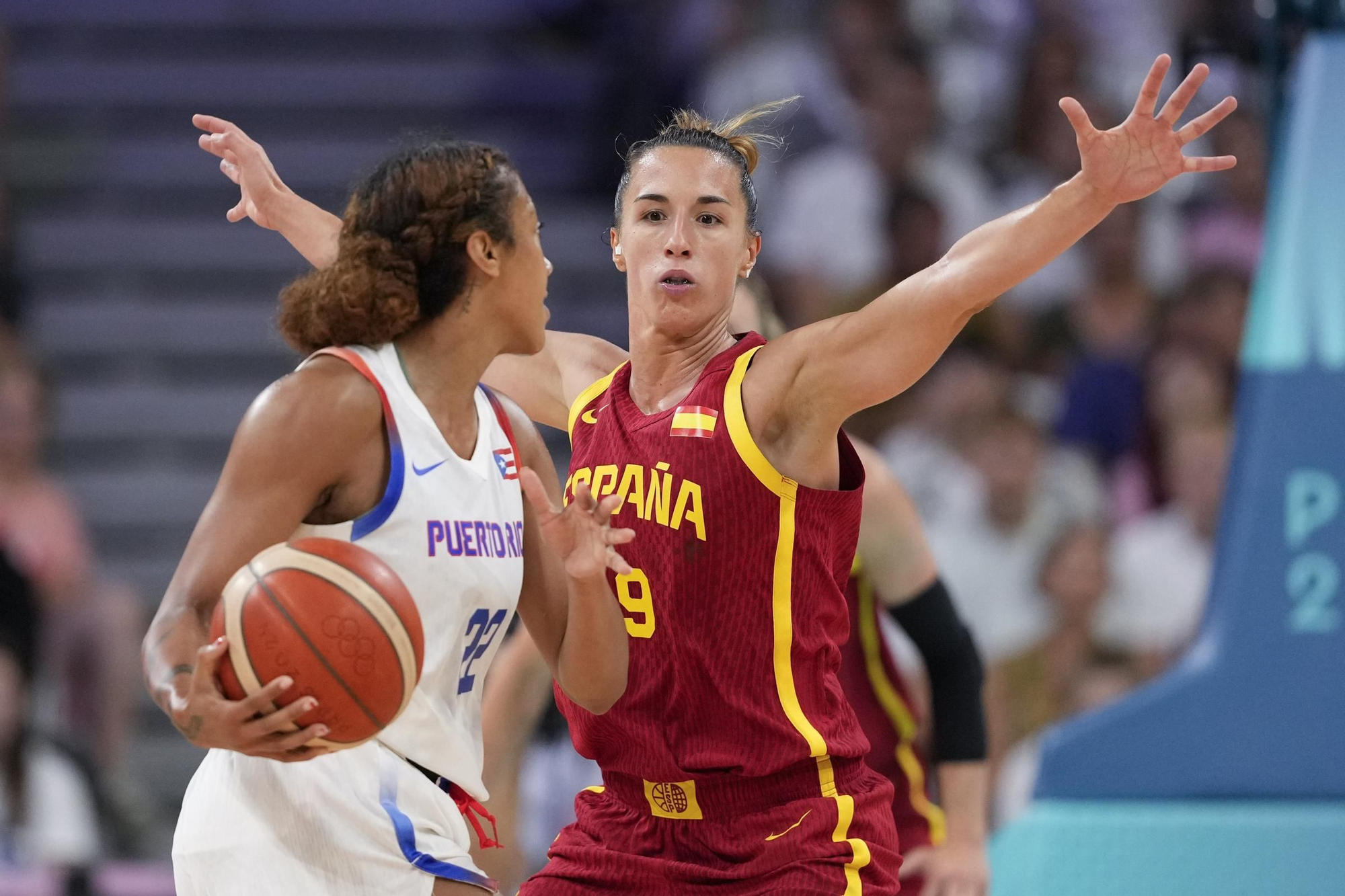 Baloncesto en los Juegos Olímpicos: Puerto Rico - España, en imágenes