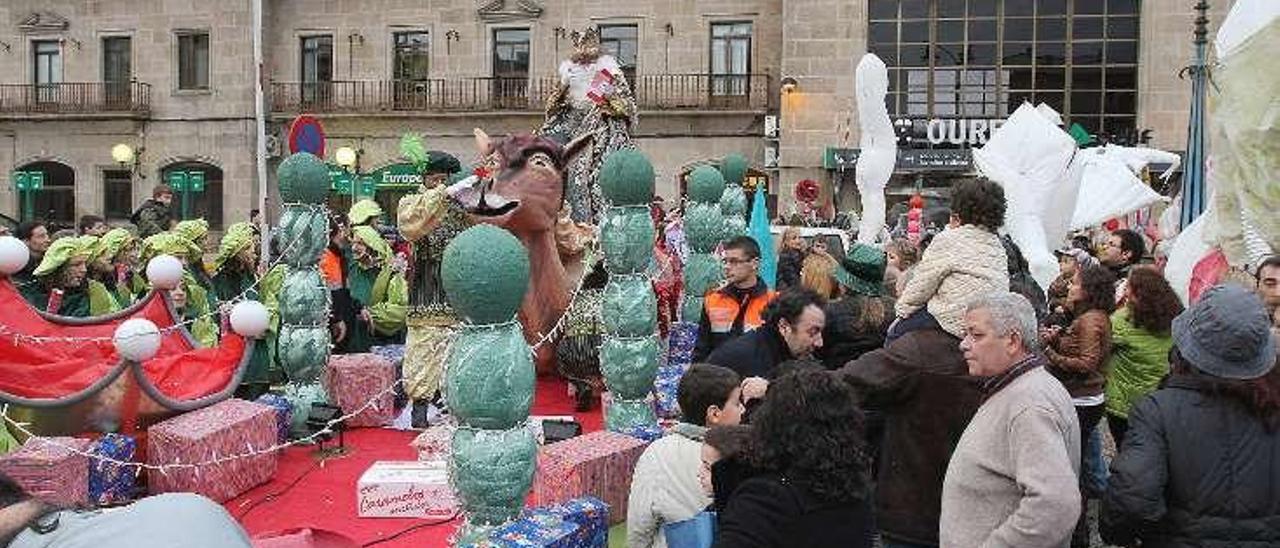 Un momento de la cabalgata de Reyes del pasado año. // Iñaki Osorio