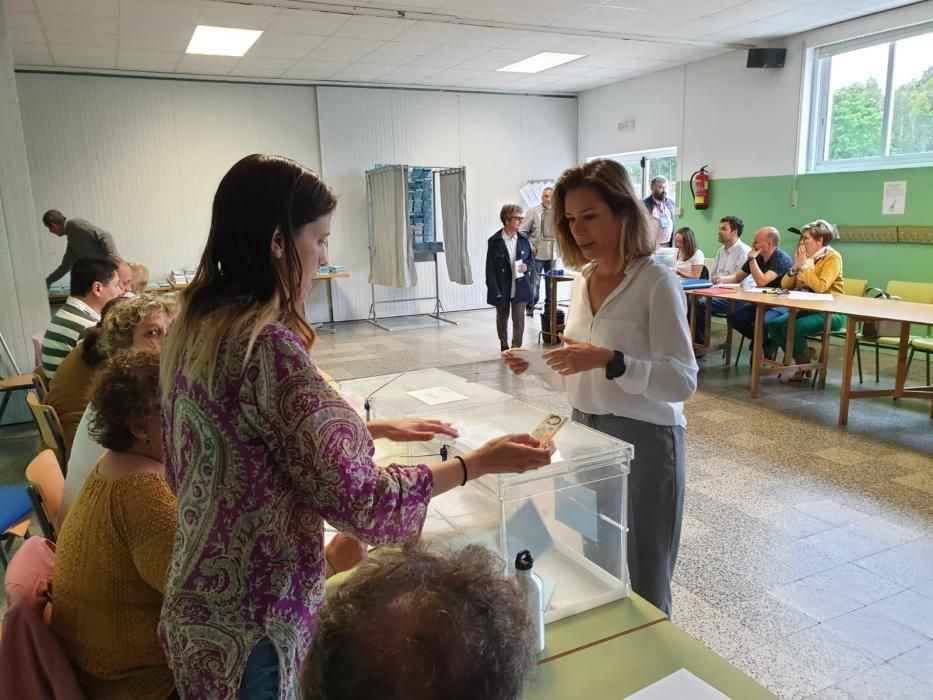 Así votan los candidatos en A Coruña