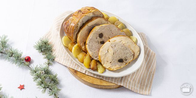 Pollo relleno, listo para llevar en Mercadona