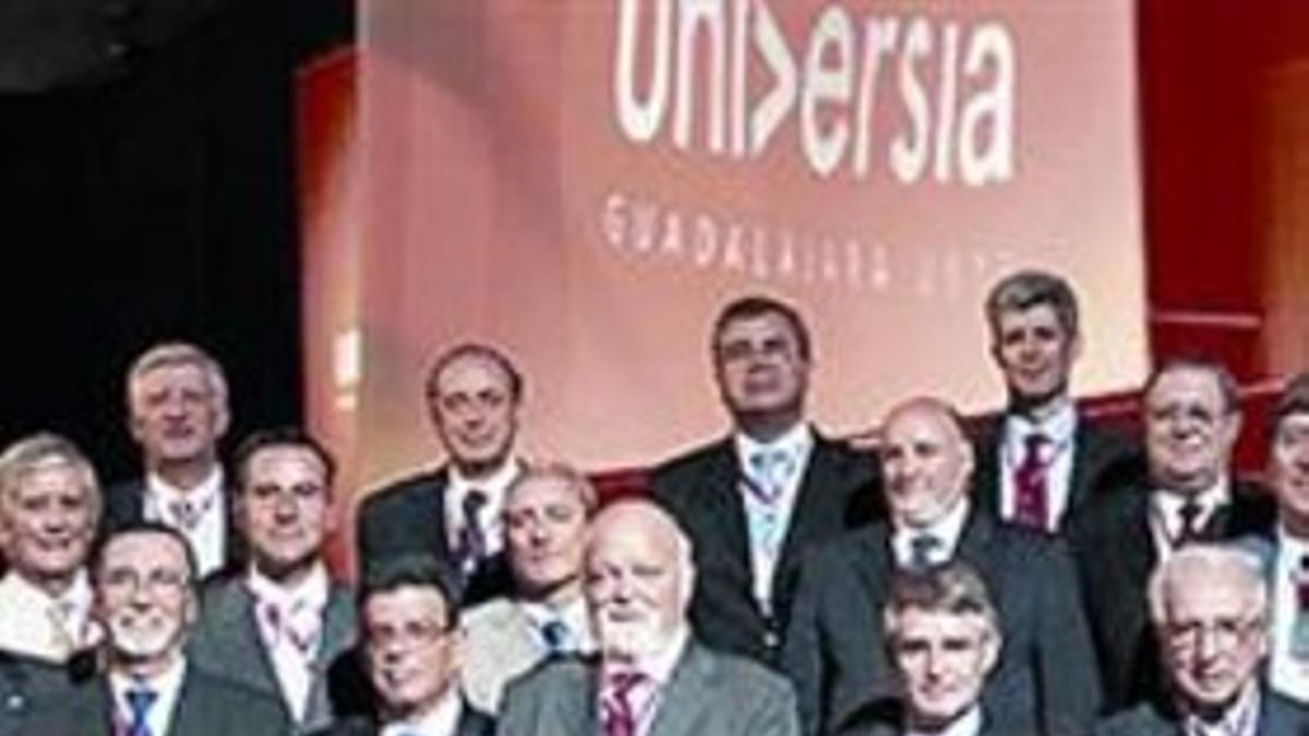 Rectores en la Universia 2010, en México.