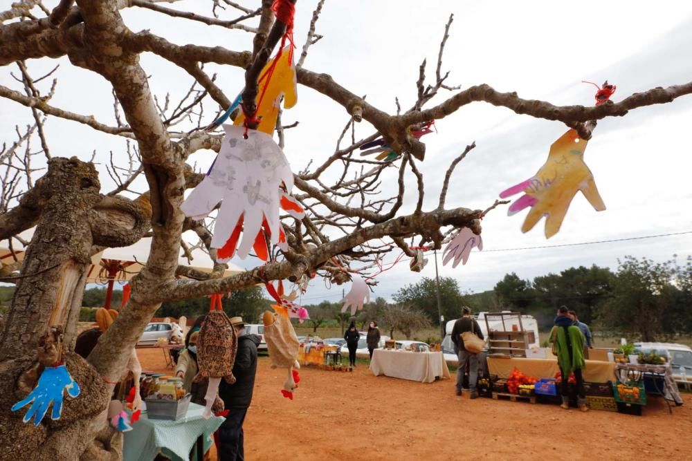 Cada sábado, una veintena de puestos de artesanía y de fruta y verdura se pone en marcha desde las 10 a las 16 horas