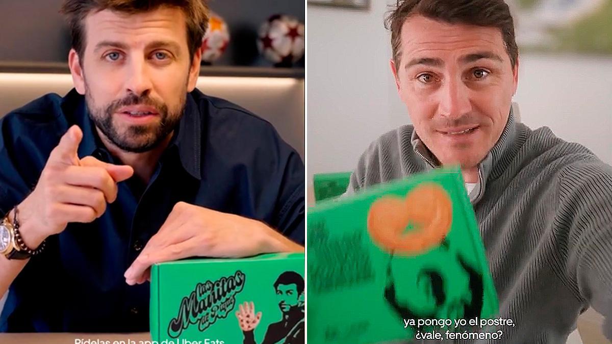Piqué y Casillas abren sus propios restaurantes de "manitas" y "orejonas" en Uber Eats