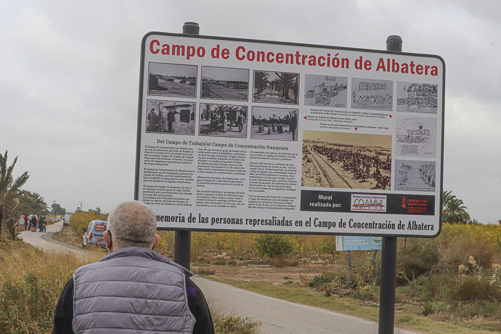 Un georradar busca la fosa común en el campo de concentración de Albatera