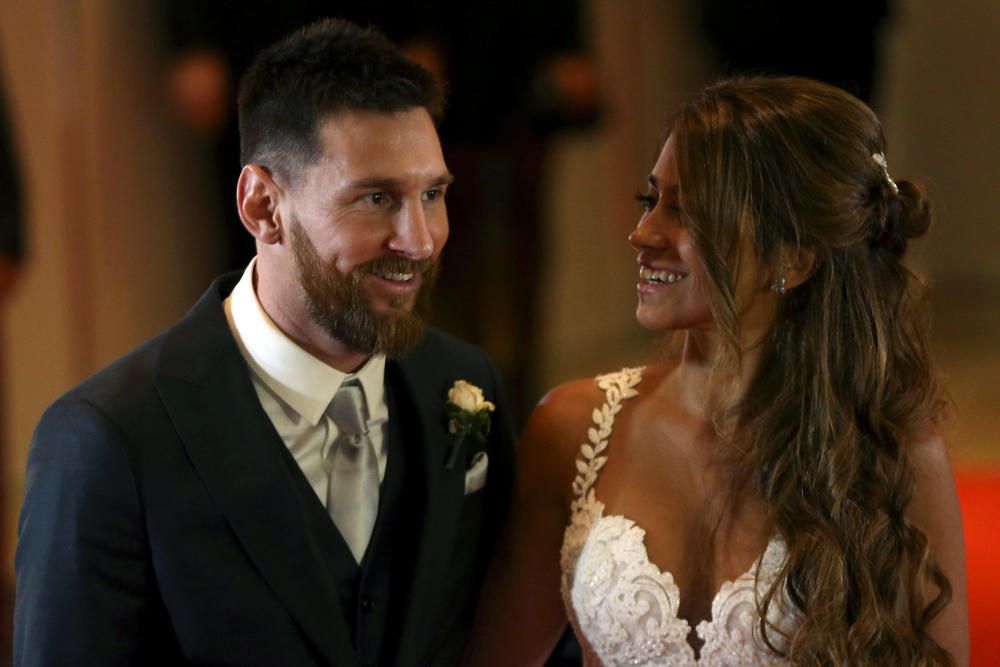 Boda de Lionel Messi y Antonella Rocuzzo