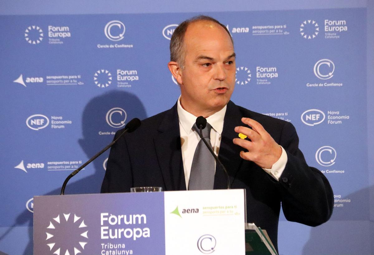 El secretari general de Junts, Jordi Turull, en el Nova Economia Fòrum