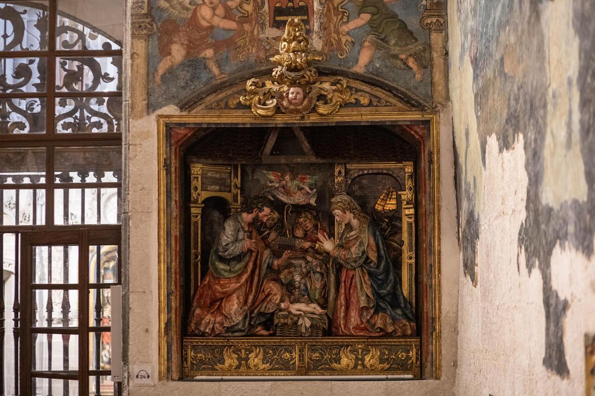 Nacimiento en la capilla de San Ildefonso o del cardenal Mella