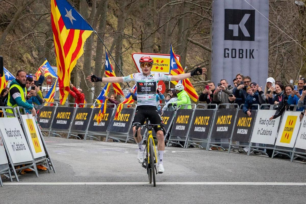Vingegaard, amo y señor de la Volta a Catalunya