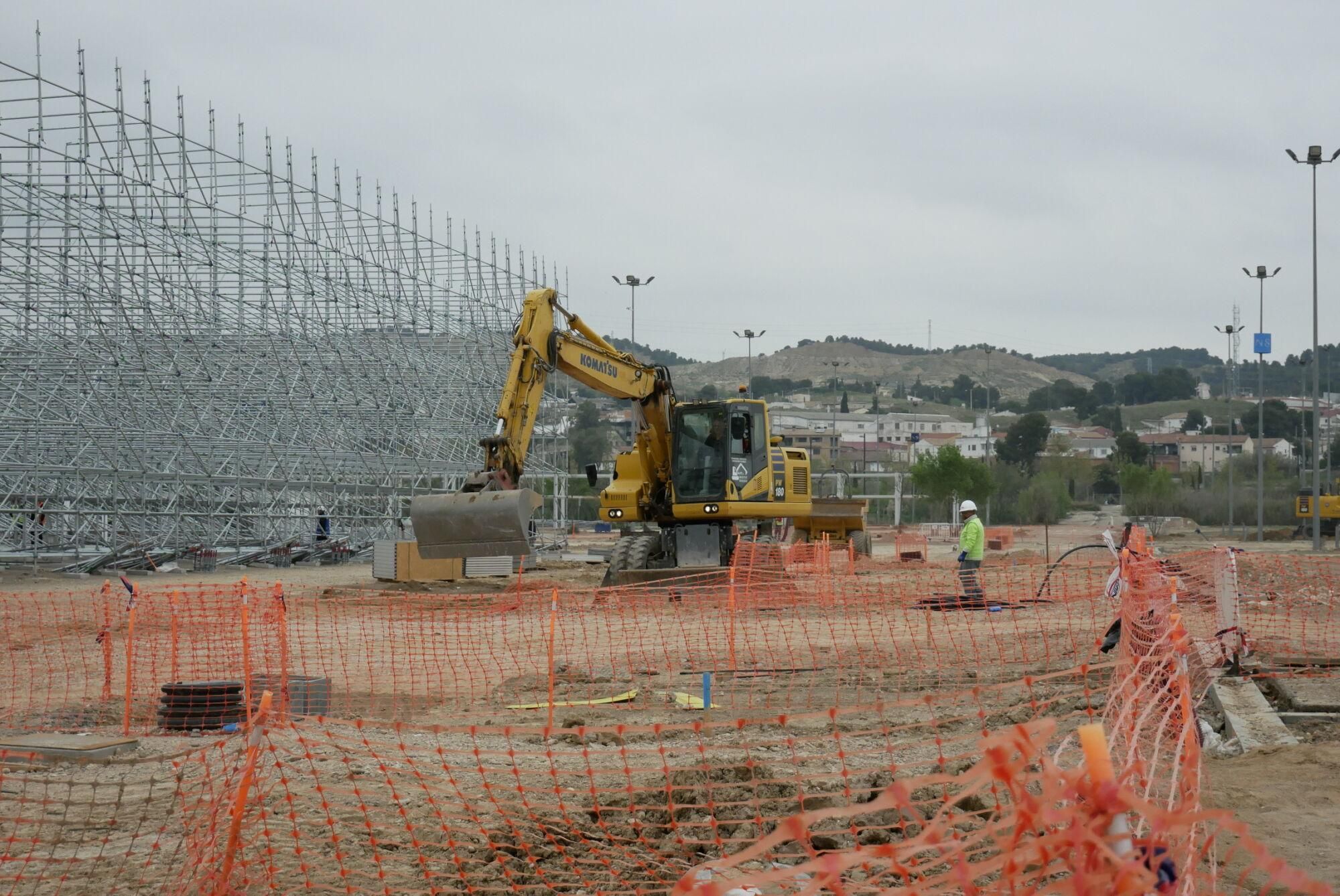En imágenes | Así ha sido la construcción de la 'mini Romareda' 