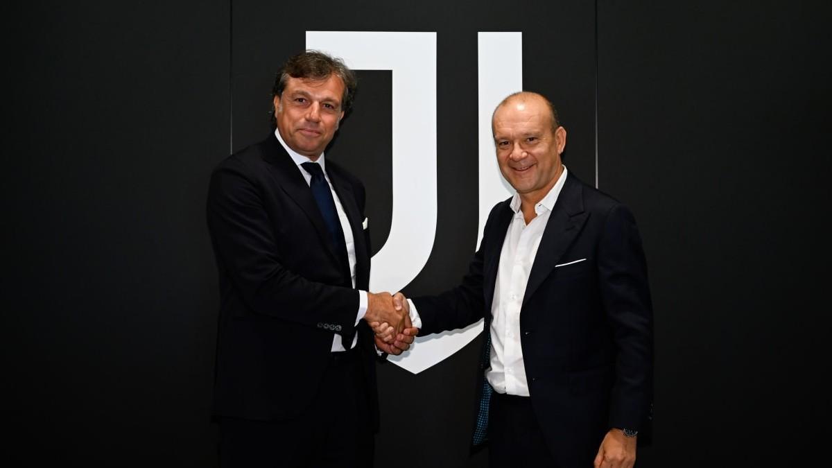 Cristiano Giuntoli, tras firmar como nuevo director de fútbol de la Juventus