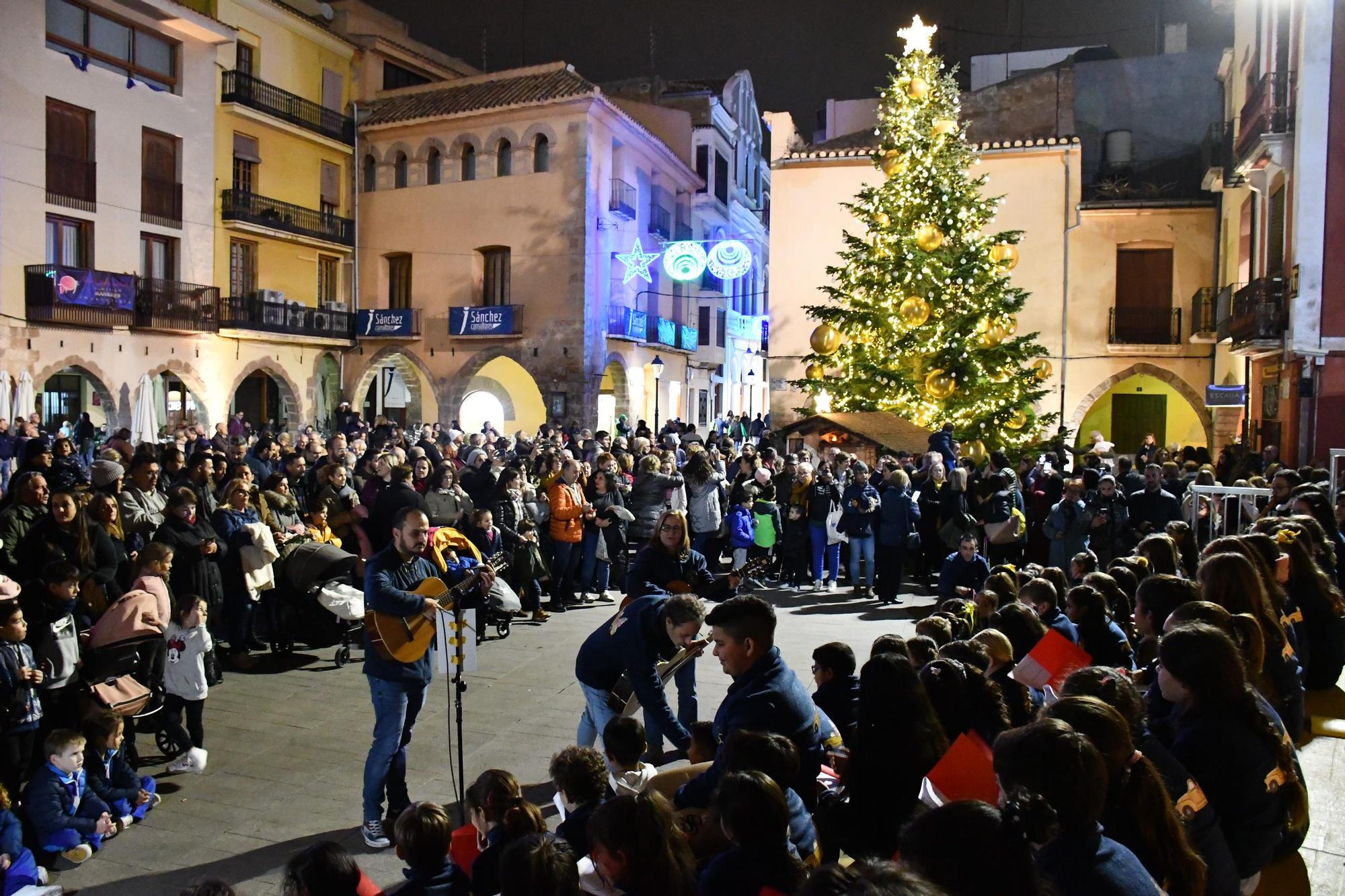 Encesa de las luces del árbol de Navidad de Vila-real