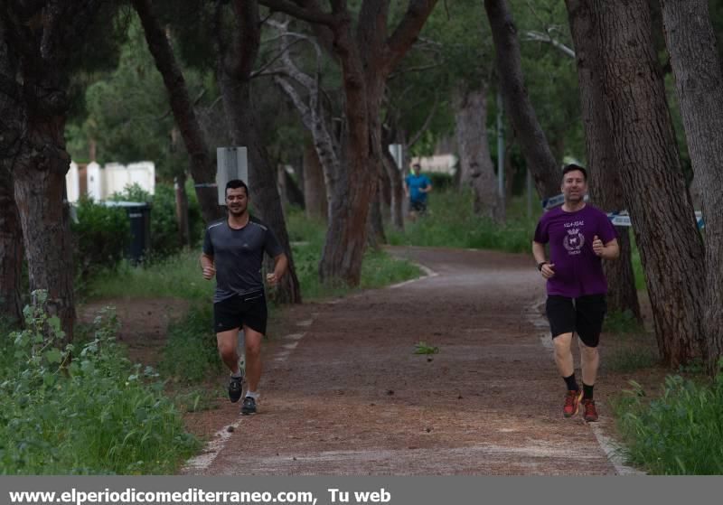 Castellón sale a pasear y practicar deporte