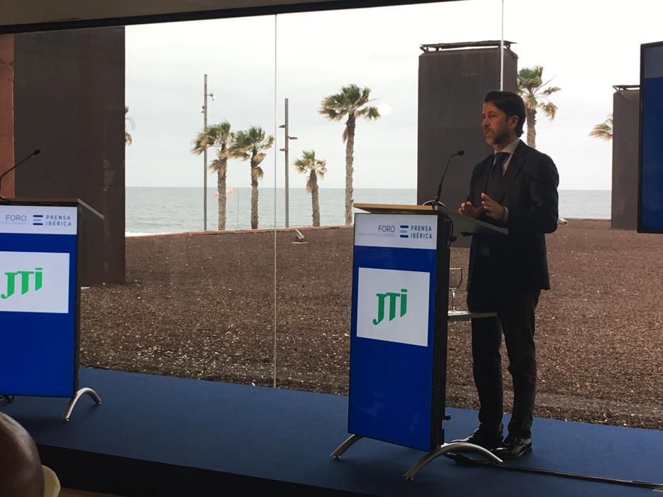 Carlos Alonso, en el Foro Prensa Ibérica