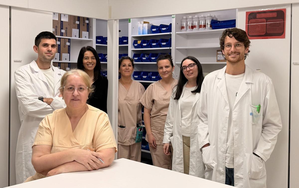 Integrantes do Servizo de Farmacia do Hospital da Barbanza.