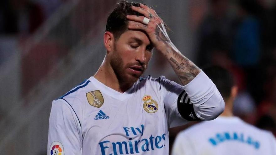 El Madrid pierde a Ramos dos semanas