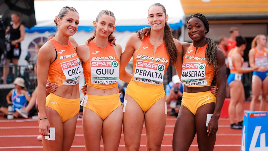 Bronce de Marc Escandell con el 4x100 español en el Europeo sub-23
