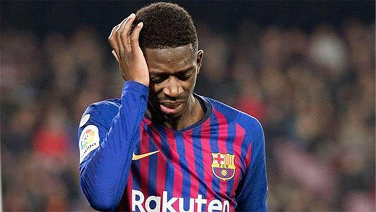 Dembélé y un error incomprensible ante el Liverpool en 2019