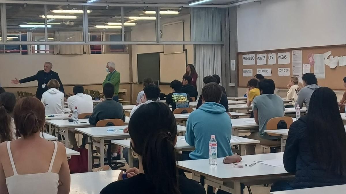 Estudiantes presentados a la convocatoria de julio en la UPLGC.