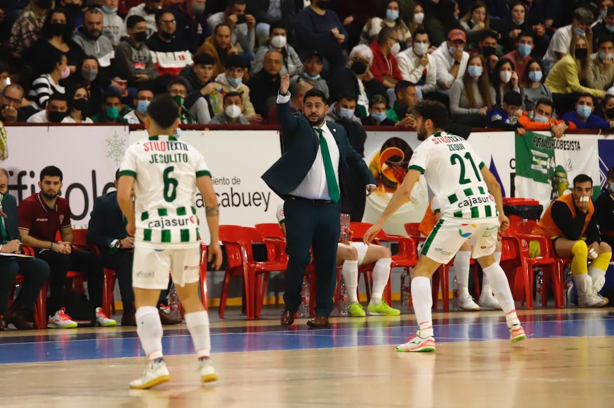 Las imágenes del derbi entre el Córdoba Futsal y el Betis en Vista Alegre