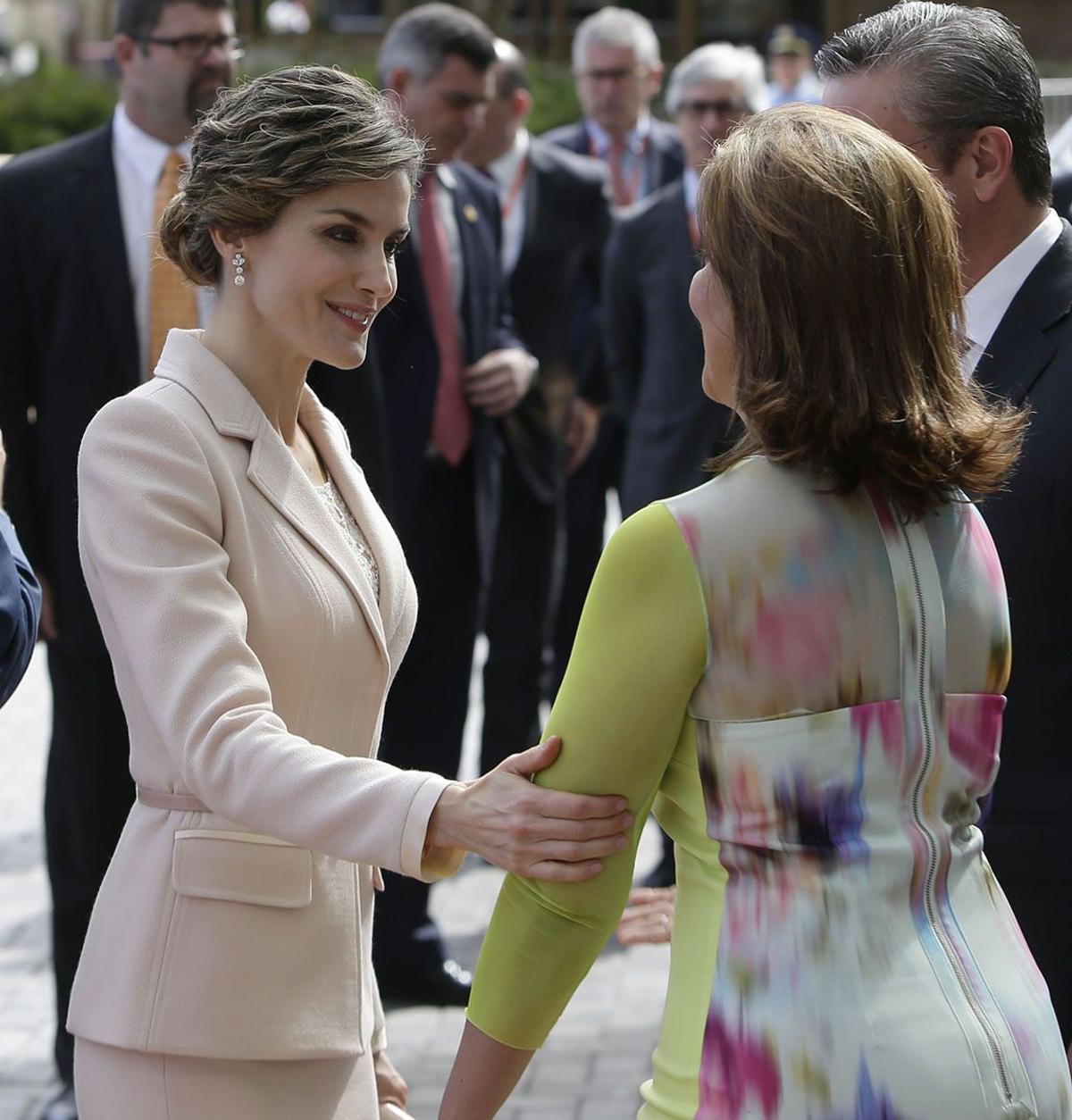 Letizia Ortiz y Wilma Pastrana en San Juan, Puerto Rico