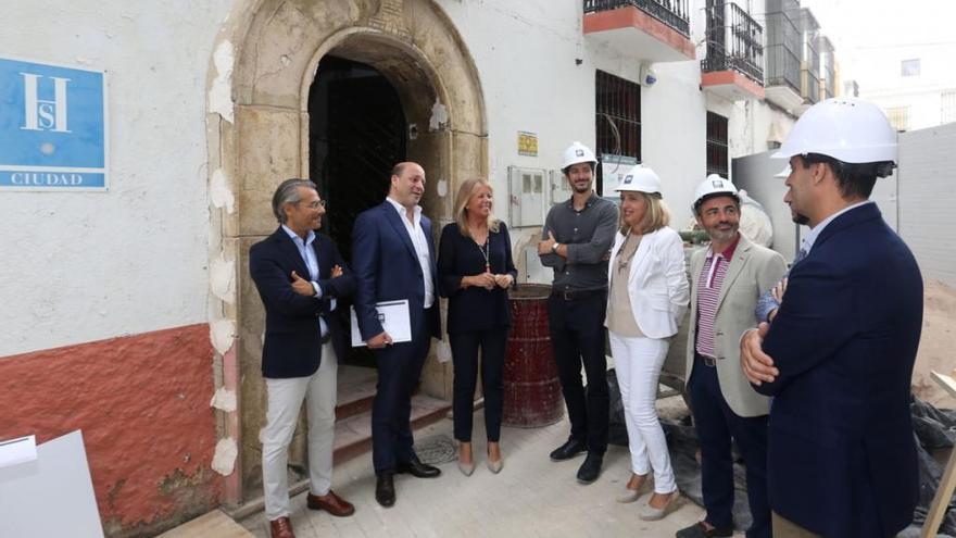 La alcaldesa Ángeles Muñoz ha visitado las obras