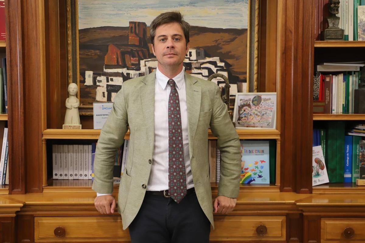 El delegado de Desarrollo Educativo y FP de la Junta en Córdoba, Diego Á. Copé.