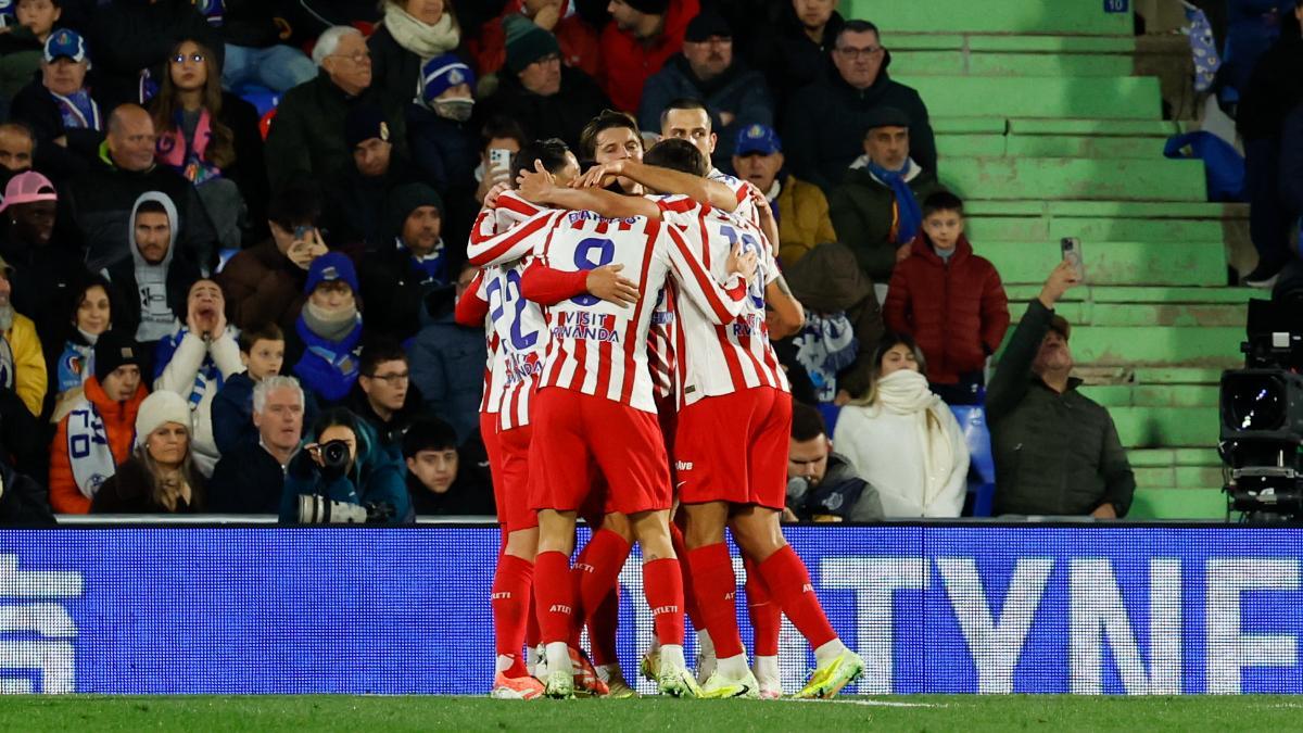 El Atlético de Madrid venció en el Coliseum