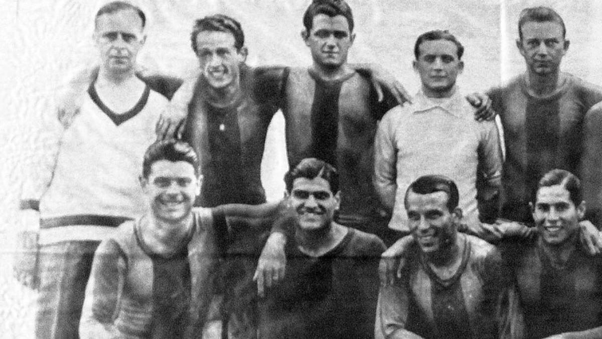 Romà Forns fue el entrenador con el que el Barça arrancó la liga 28-29