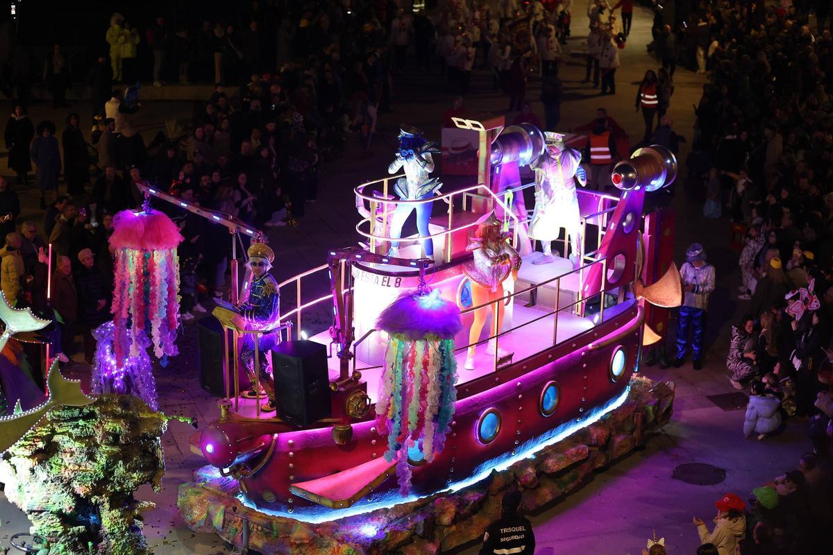 Imágenes del sábado de Carnaval en A Coruña