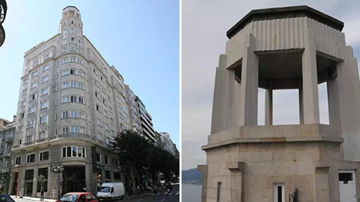 El actual Hotel Zénit y el torreón que lo corona.
