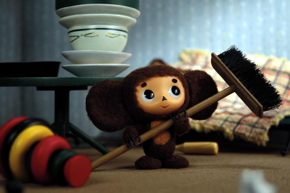 Cheburashka, el peluche más popular de la Unión Soviética.