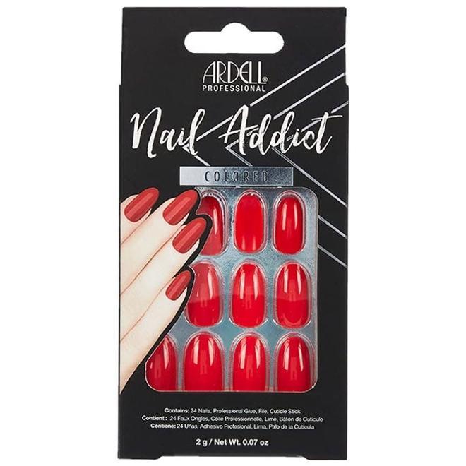 ARDELL Nail Addict Colored en tono Cherry Red