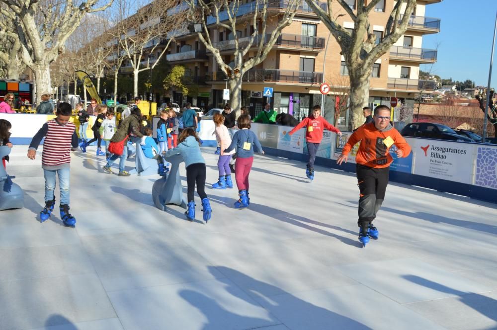 Pista de gel sintètic al Vall de Berga