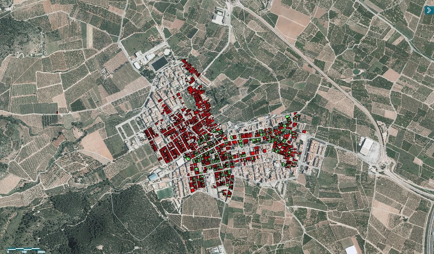 Captura del visor del IEEV.CV del Institut Cartogràfic Valencià