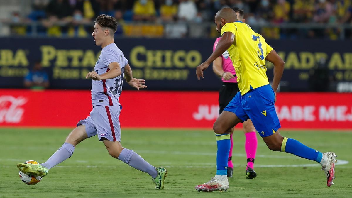 'Gavi' y Fali en el Cádiz - Barça