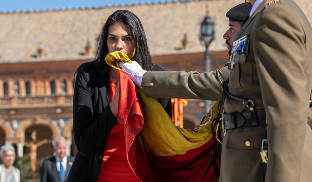 Jura de bandera civil en Sevilla.