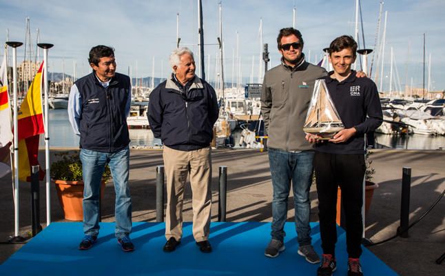 Premiados del campeonato balear de vela Laser 4.70