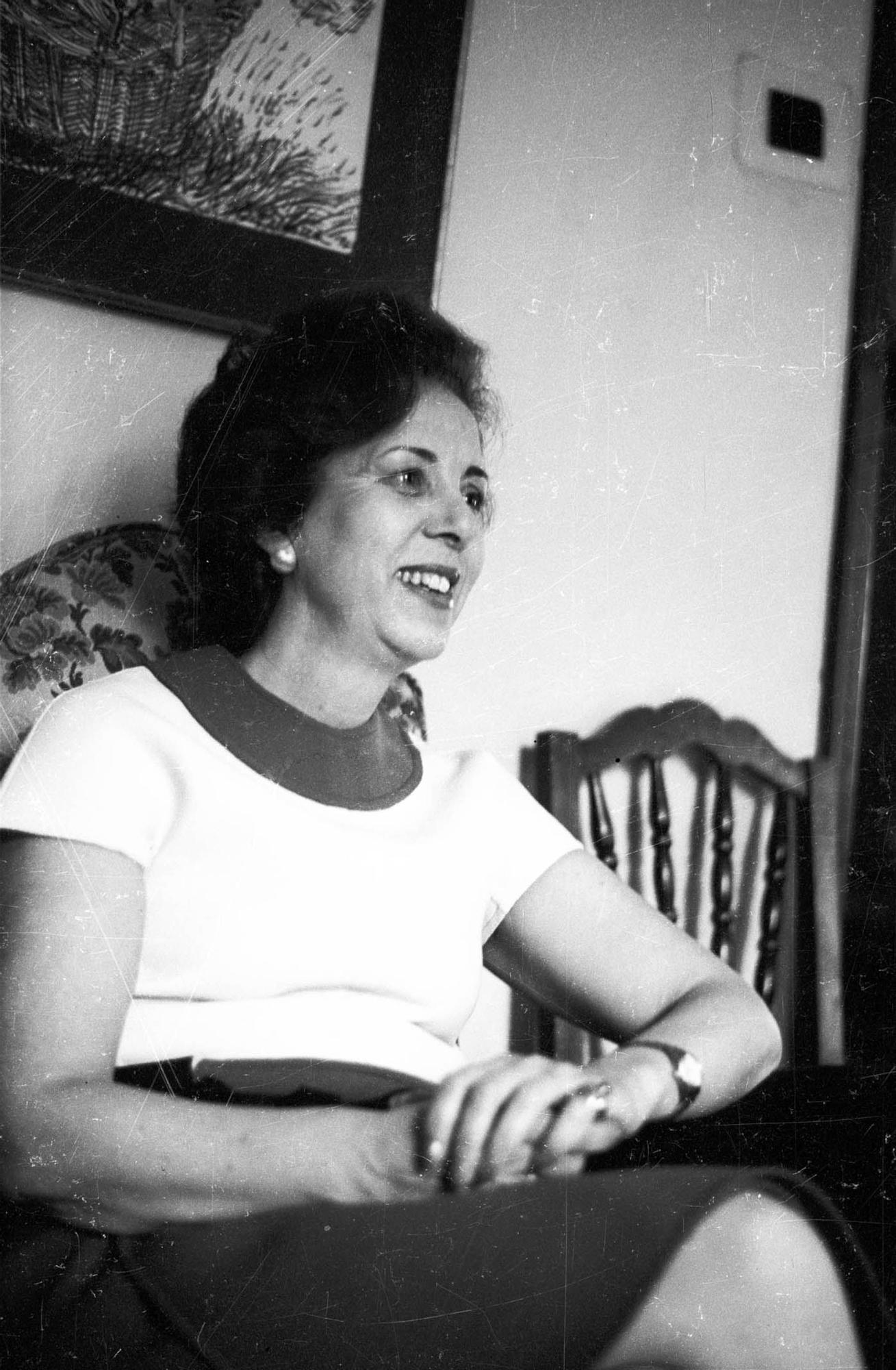 Margarita Berenguer ,, presidenta de la sociedad de conciertos- año 72