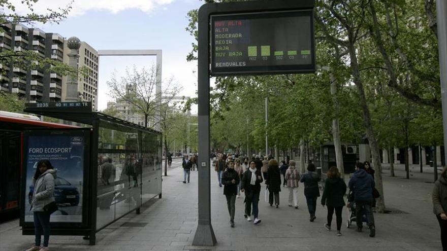 Zaragoza estrena un índice de calidad del aire con información más clara