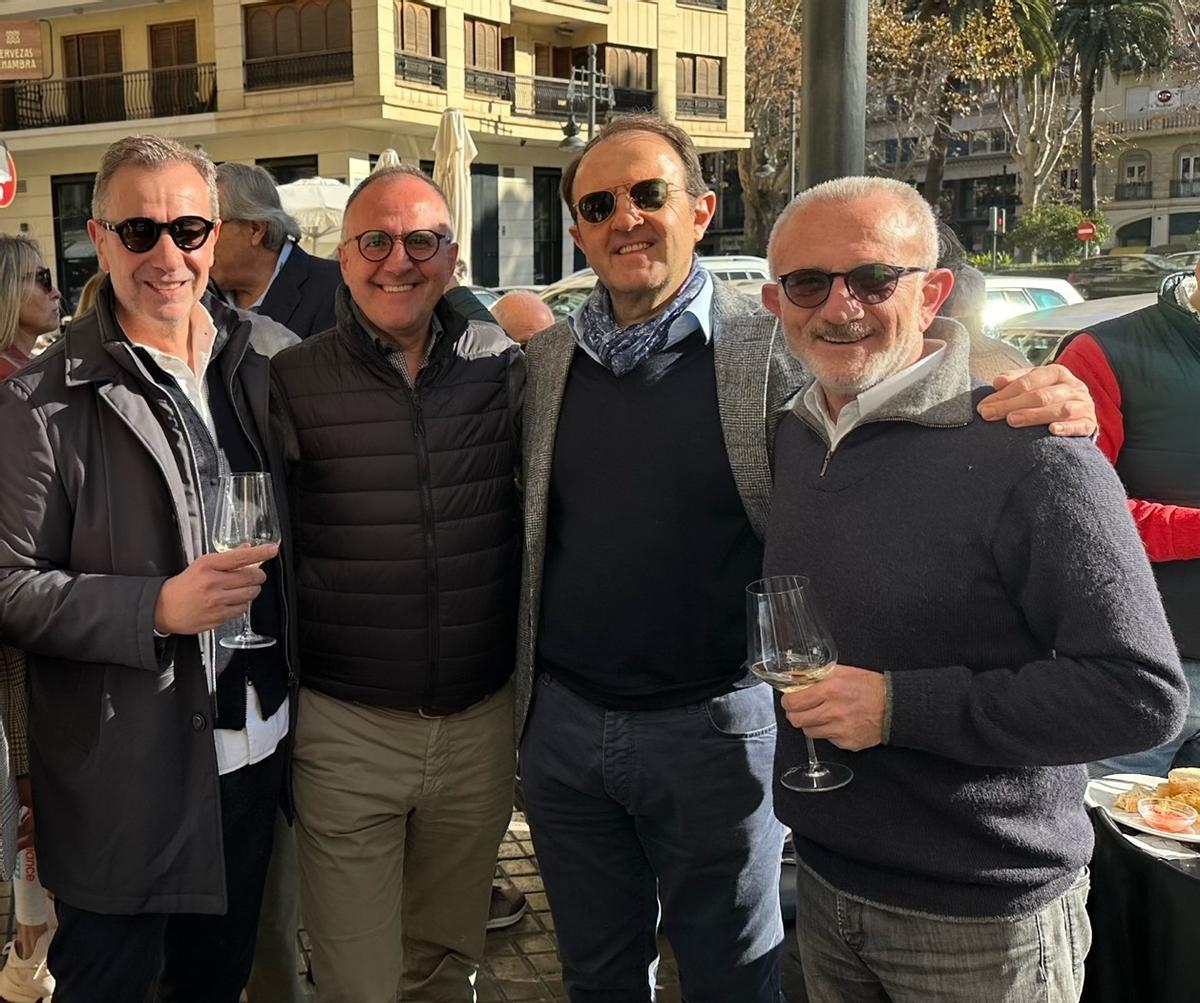 José Vicente Enguídanos,  Jordi Sanchis, Luis Lluch  y Sergio Terol.