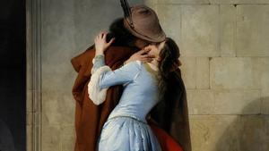 Cuadro ’El beso’ (1859) del pintor Francesco Hayez.