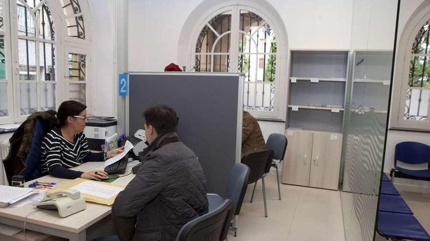 La oficina del servicio de atención al ciudadano del Ayuntamiento de Langreo.