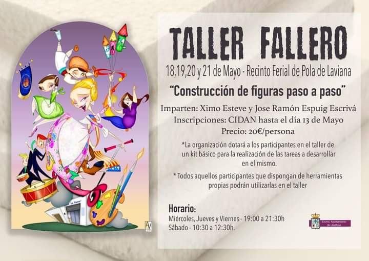 Cartel informativo del Taller Fallero.