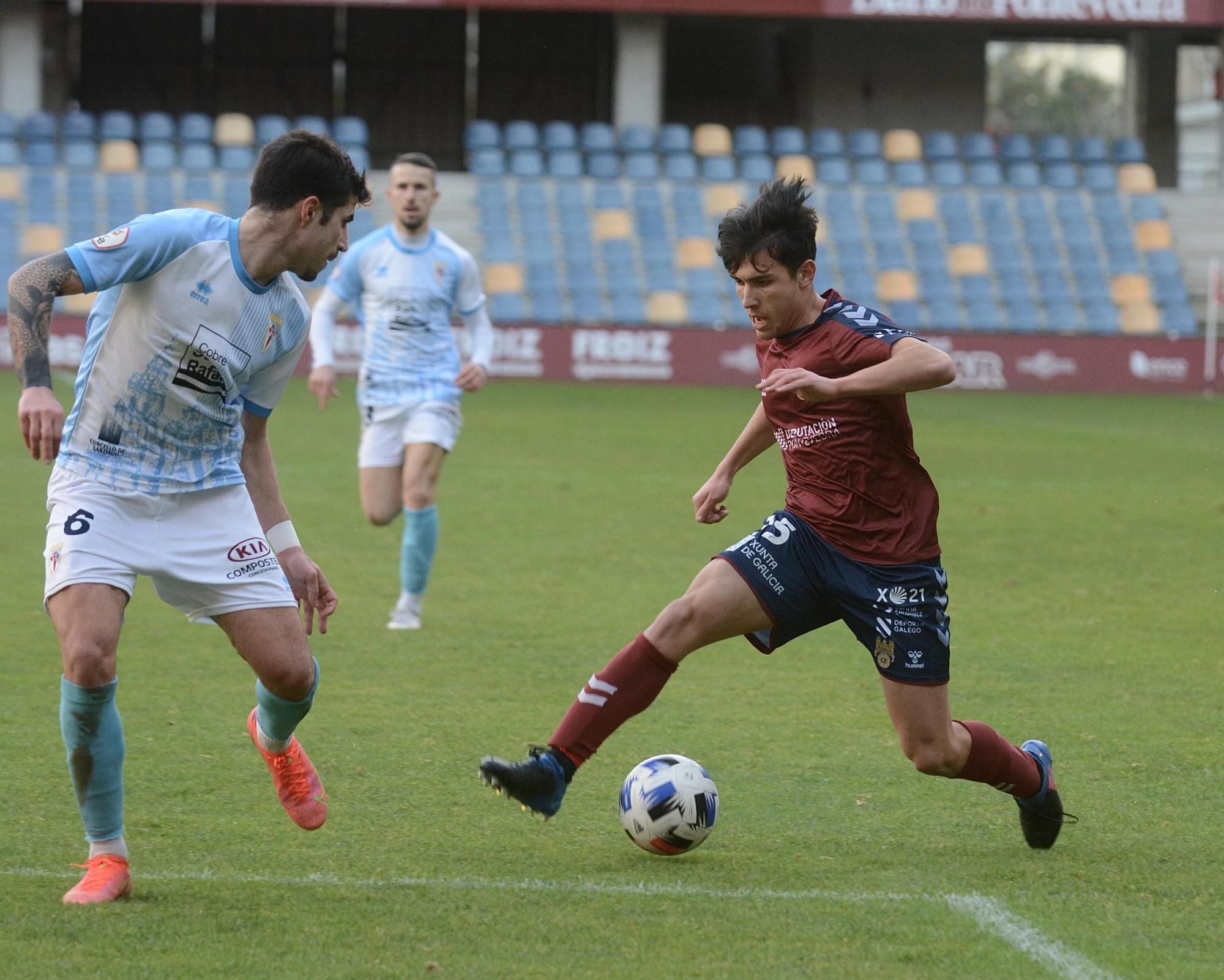 El Pontevedra CF se ahoga ante el Compostela