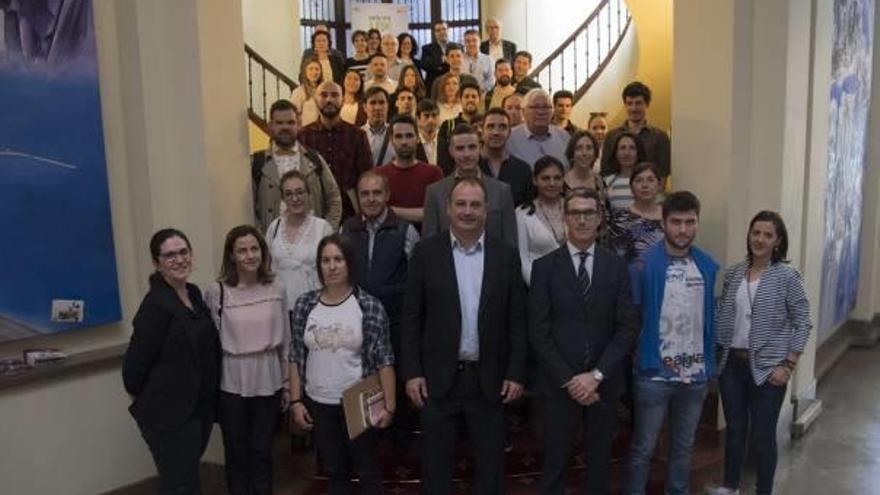 Los 25 participantes del proyecto empresarial «Move UP!».